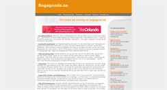 Desktop Screenshot of begagnade.se